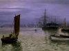 Discover the hidden gems of North Tyneside Council’s very own 245-piece online art collection boats on Shields at night -By Charles Napier Hemy (1841-1917)South Shields Musuem & Art Gallery - Wikimedia Commons