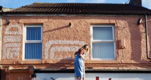 Painting the walls on Nile Street