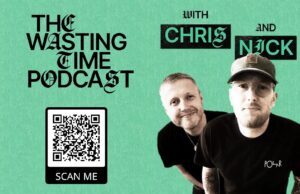 The Wasting Time Podcast hosted by Nick Brownlee-Sayers and Chris Doughty
