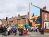 Discover North Shields: History, Heritage and a New Creative Future Community celebrates mural North Shields No4 by Anthony Downie. Photo by Wayne Bordoli