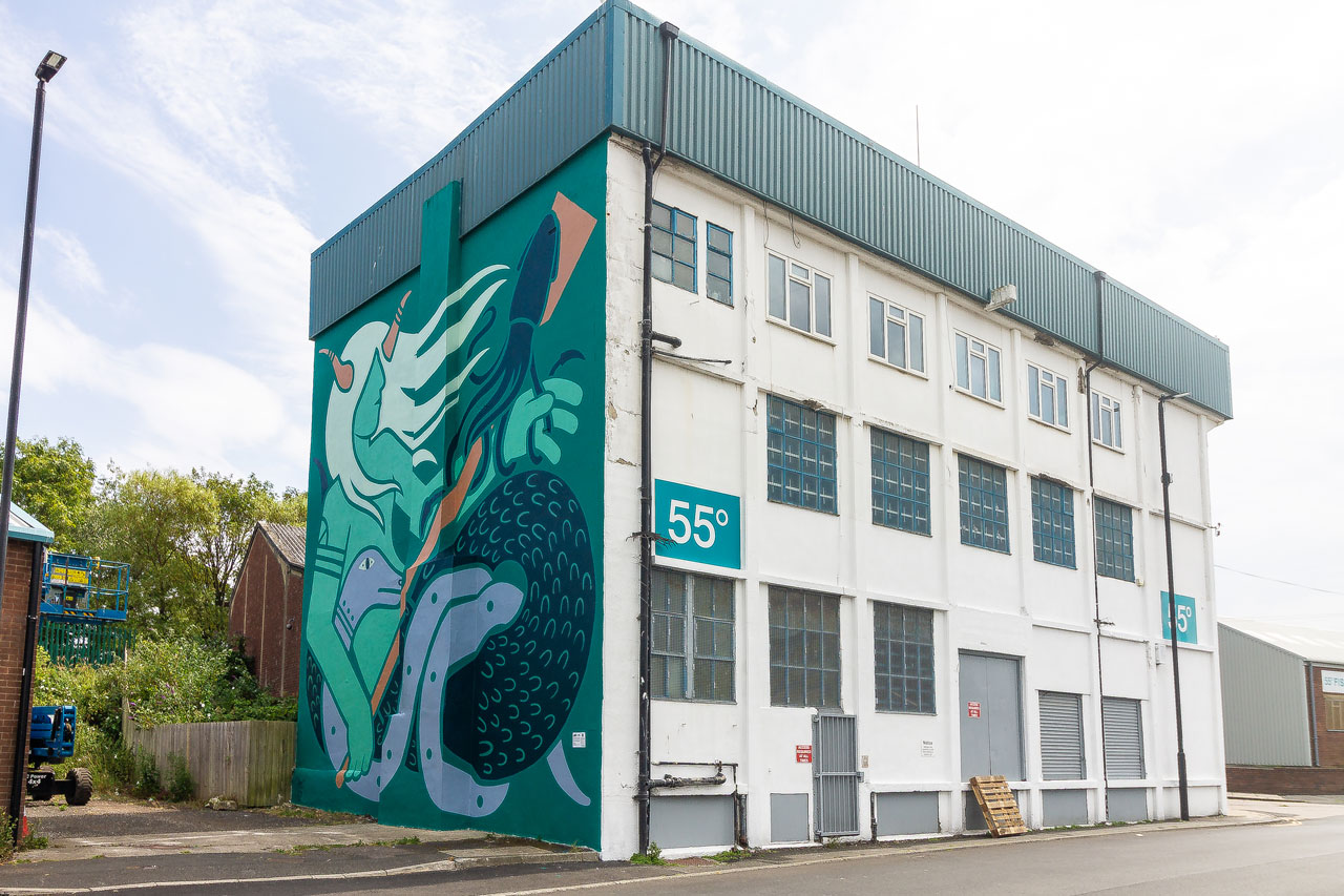 Oceanus - KMG's wall mural for Elevation 1 KMG 21 WayneBordoli 2