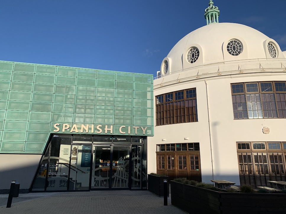 Spanish City Photo of side of Spanish City with dome in Whitley Bay