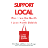 Limited Edition Red Tote Bag – Men from the North x I Love North Shields