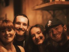 Baba Yaga’s Café and Bar Staff at Baba Yaga from left to right: Madé, Jack, Gabby and Kester.