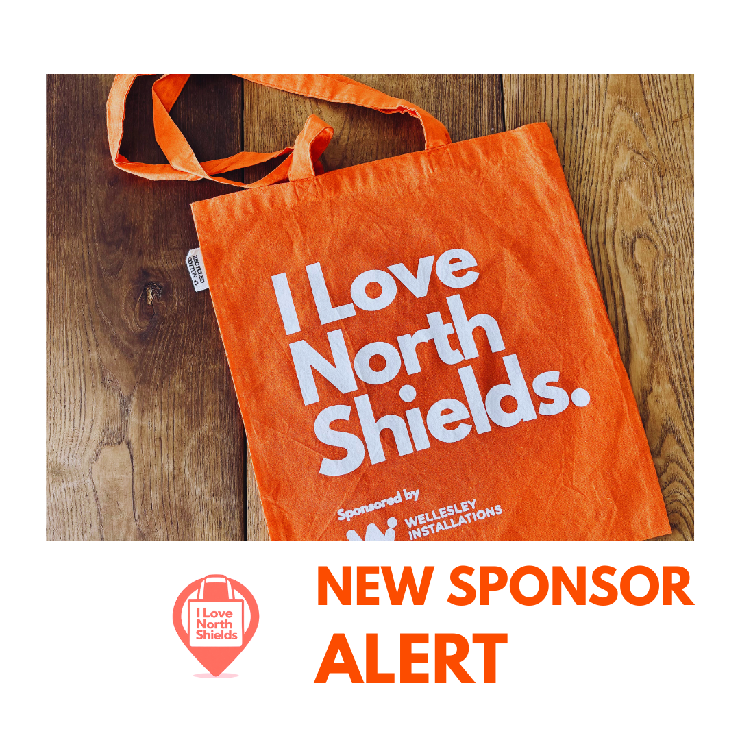 Limited Edition Orange Tote Bag – Wellesley Installations x I Love North Shields - Image 2