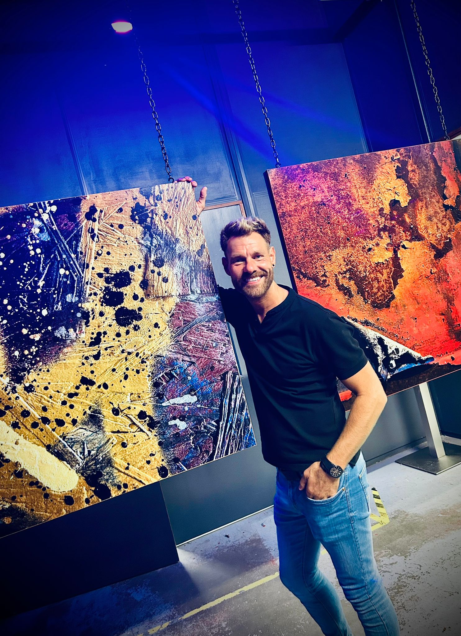 David Jackson with artwork from Pretty Urban