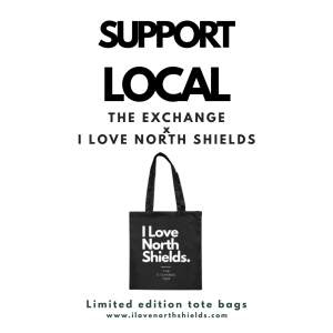 Limited Edition Black Tote Bag – The Exchange 1856 x I Love North Shields