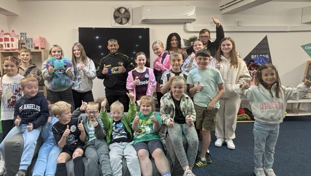 Image: DJ Schak and YMCA North Tyneside Youth Group