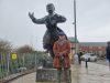 North Shields Unveils Powerful New Statue Honouring Mary Ann Macham Mary Ann Macham statue with sculptor artist Keith Barrett