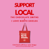 NEW! The Chocolate Smiths Red Tote Bag x I Love North Shields (Limited Edition)