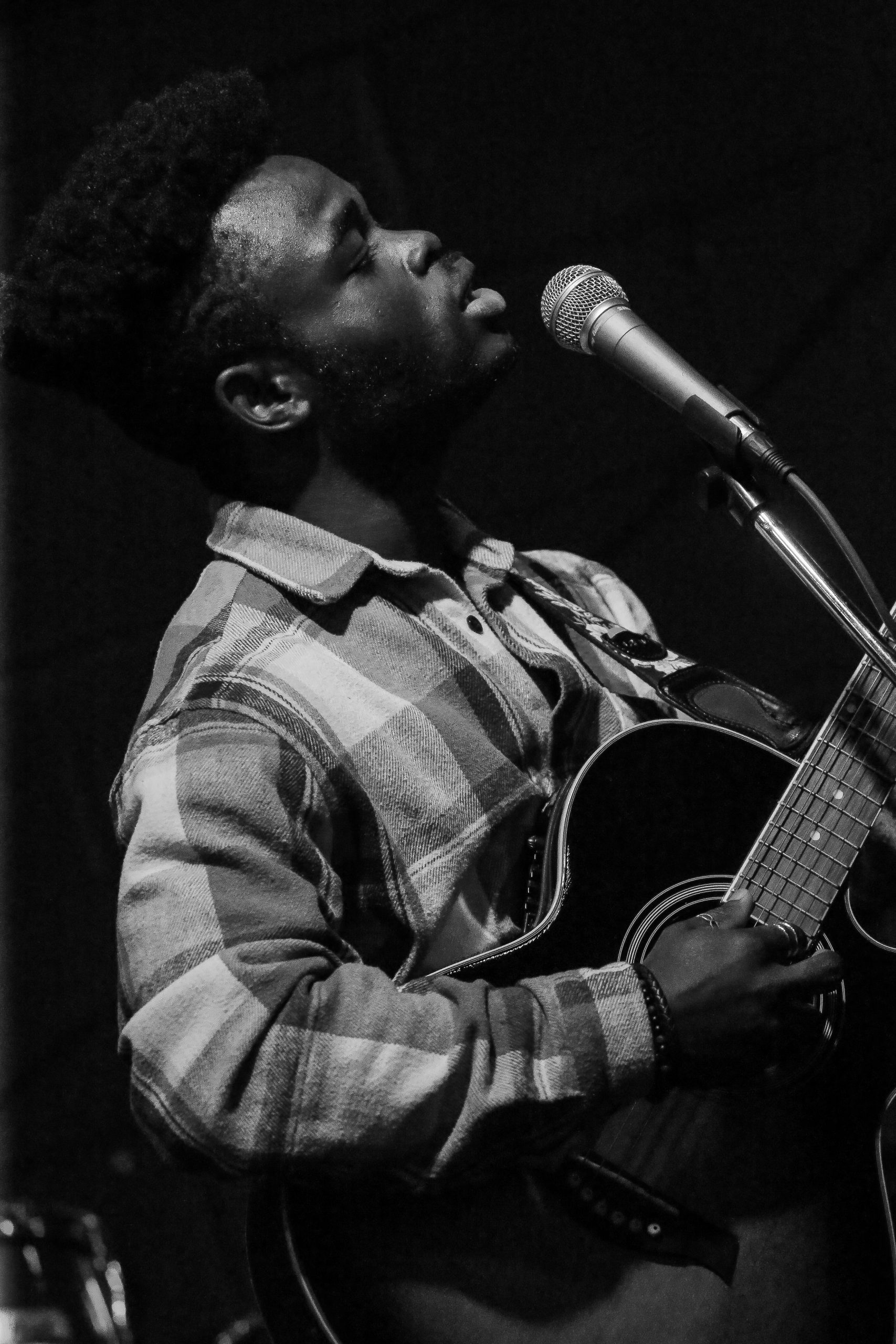 Sam Idus Sam Iduorobo Crossing the Tyne at Salt Market Social February 2026 (image credit: Wayne Bordoli)