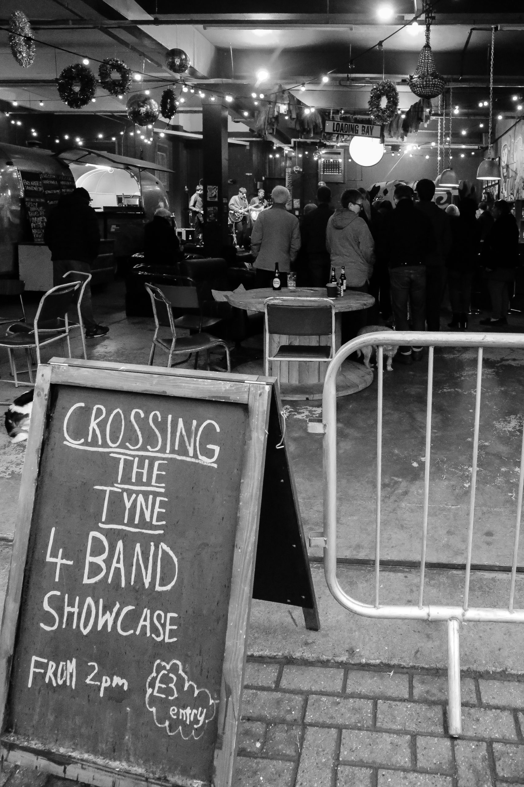 Steve Willis has championed local talent for years Crossing the Tyne at Salt Market Social February 2026 (image credit: Wayne Bordoli)