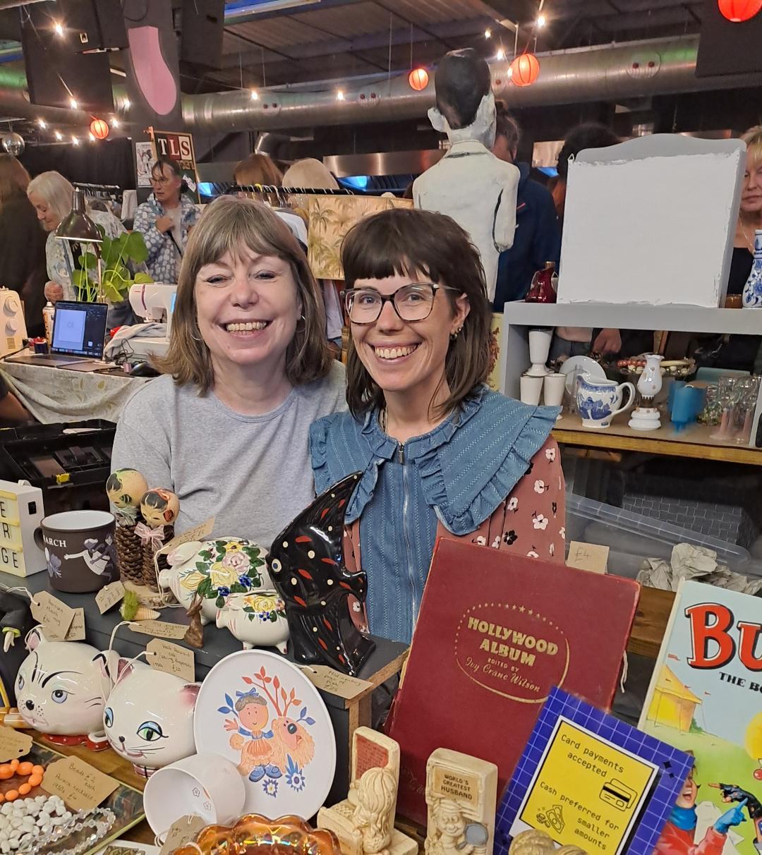 1000013249 Judith and Rosie of Josie Starr Vintage at the I Love North Shields Vintage Market.