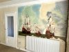 Hidden 1950s Murals Discovered in Marden Home Reveal the Story of Shipyard Artist Robert King Hidden 1950s mural painted by Robert King inside a house in Marden, North Tyneside