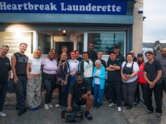 LIGHTS, CAMERA… LAUNDERETTE! Joe McElderry's Love Me Out Loud music video, produced by North Shields-based Crew Gal. Photography: Max Hunter.